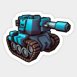 Cartoonish Tank Sticker